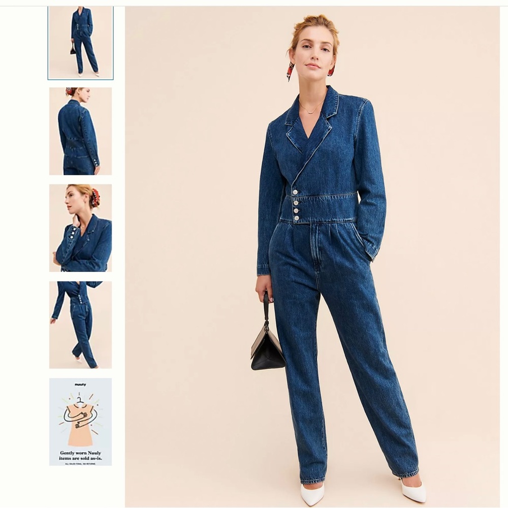 Agolde Luca Denim Jumpsuit size 2